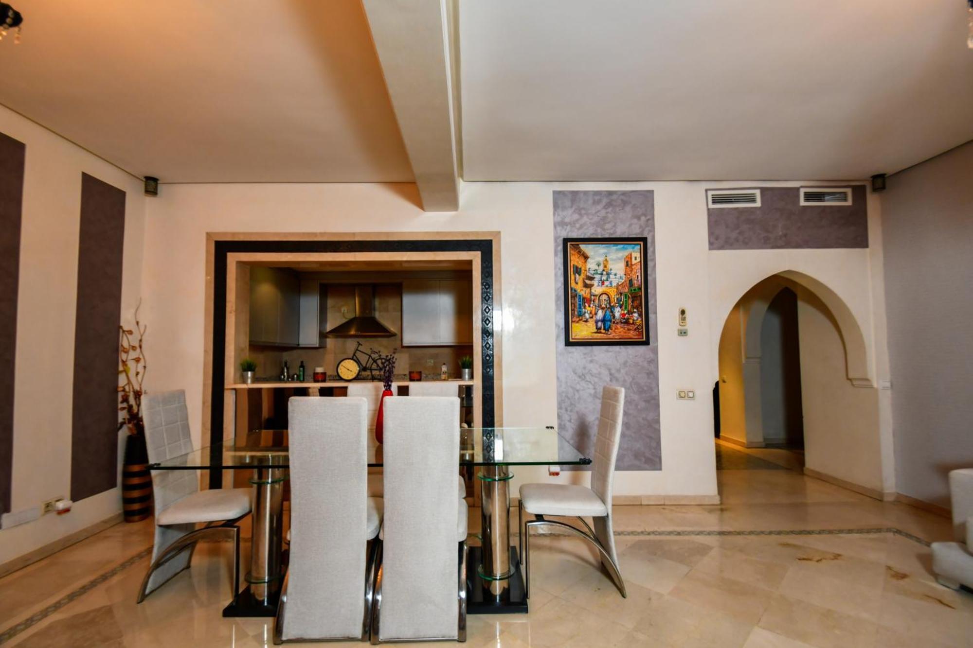 Appartement Haut Standing Gueliz Plaza Marrakesh Exterior photo