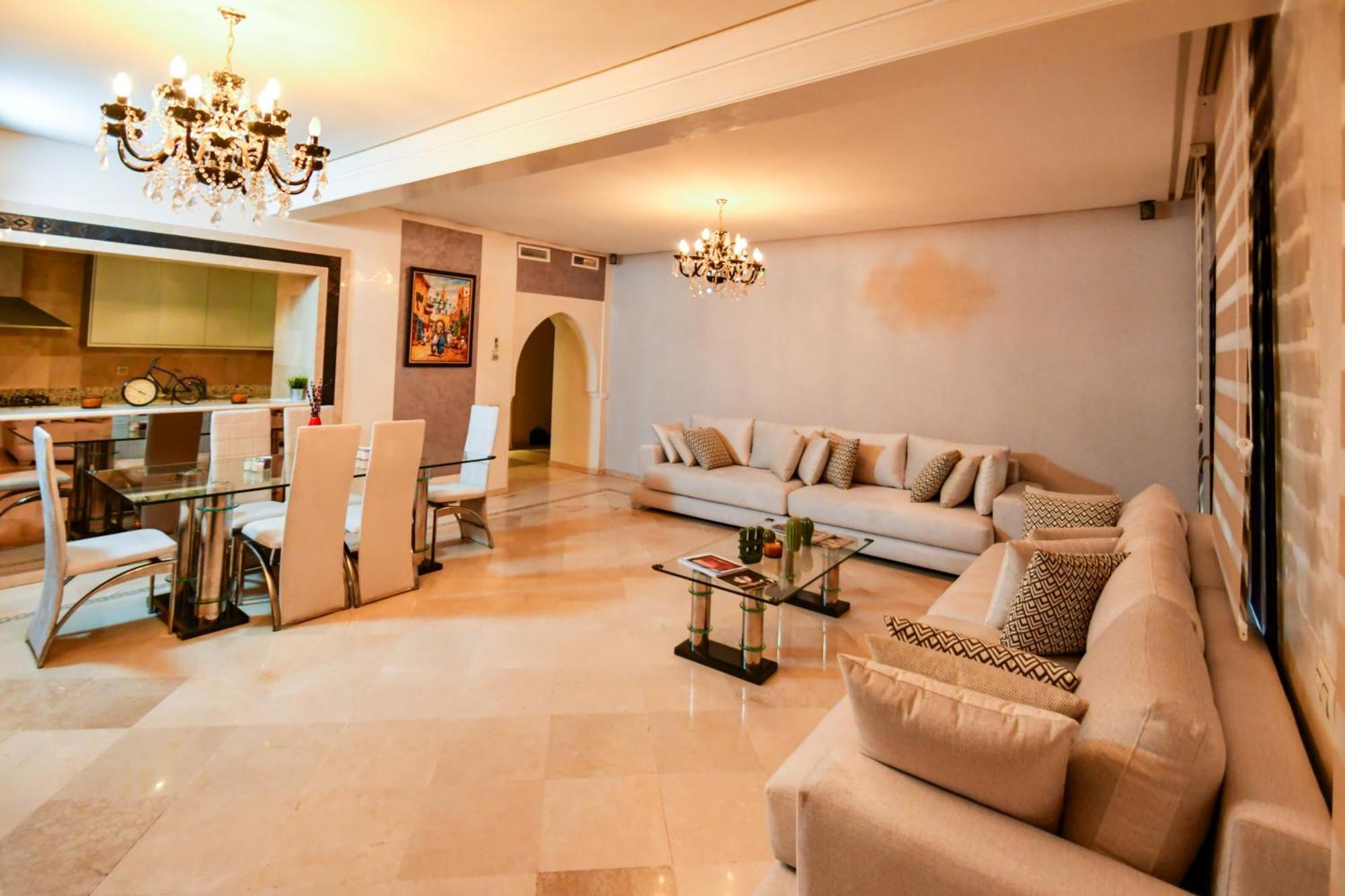 Appartement Haut Standing Gueliz Plaza Marrakesh Exterior photo
